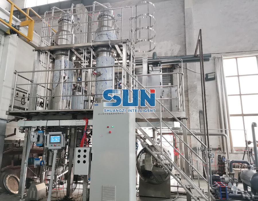 Thiết bị bay hơi màng rơi hiệu ứng chân không cấp thực phẩm cho sản xuất sữa